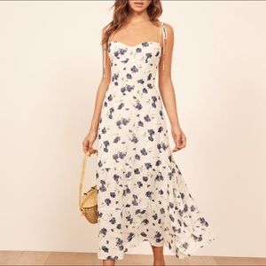 Reformation Midi Emmie Dress Floral